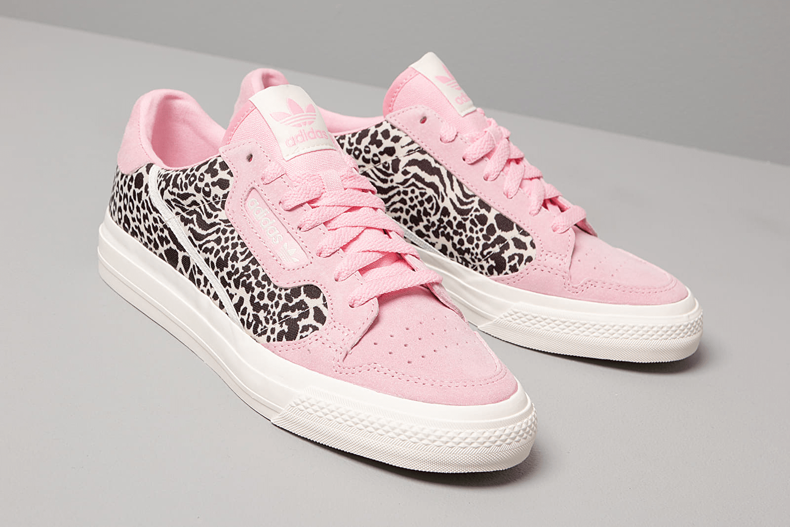 adidas Continental 80s Vulc Pink Leopard